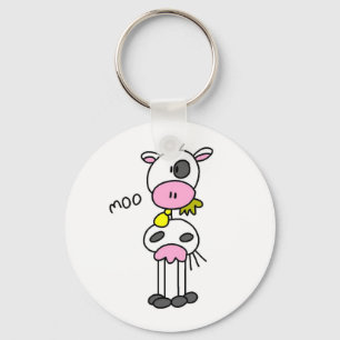 Llavero Camisetas y regalos de vaca dice muu