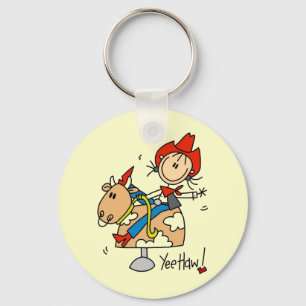 Llavero Camisetas y regalos de vaquera Yee Haw