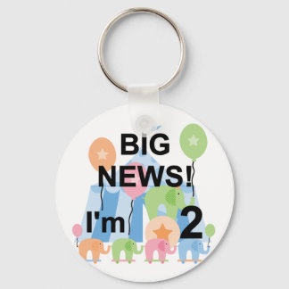 Llavero Camisetas y regalos del 2º cumpleaños de Big News
