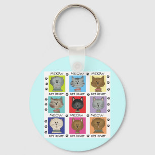 Llavero Camisetas y regalos del amante del gato del