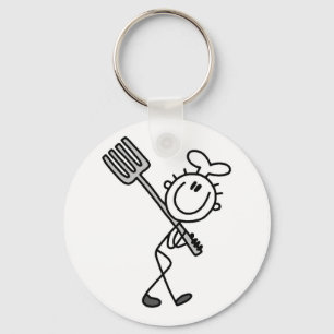 Llavero Camisetas y regalos del chef de palitos con tenedo