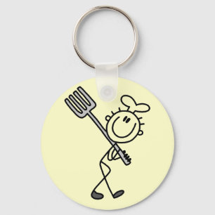 Llavero Camisetas y regalos del chef de palitos con tenedo