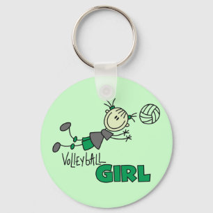 Llavero Camisetas y regalos del chica del voleibol