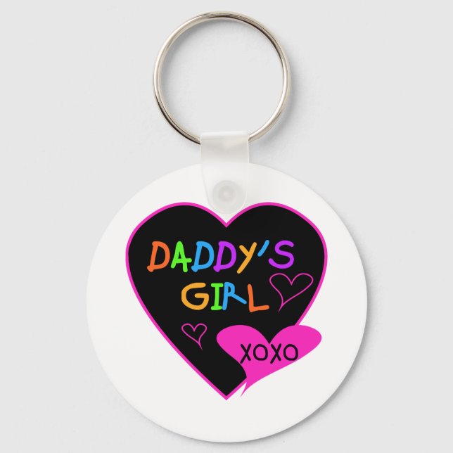 Llavero Camisetas y regalos del Chica T de Heart Daddy (Anverso)