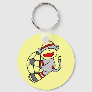 Llavero Camisetas y regalos del fútbol del mono del