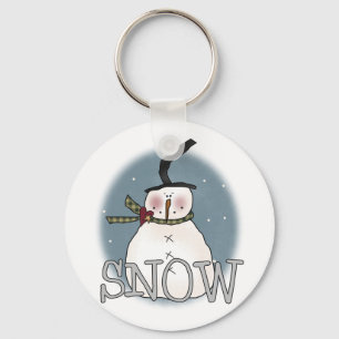 Llavero Camisetas y regalos del Gorra Stovepipe Snowman