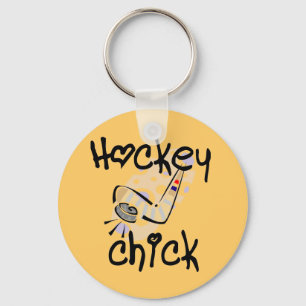 Llavero Camisetas y regalos del polluelo del hockey