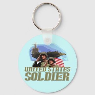 Llavero Camisetas y regalos del soldado de Estados Unidos