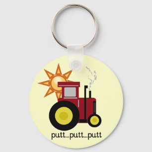 Llavero Camisetas y regalos del Tractor de la Granja Roja
