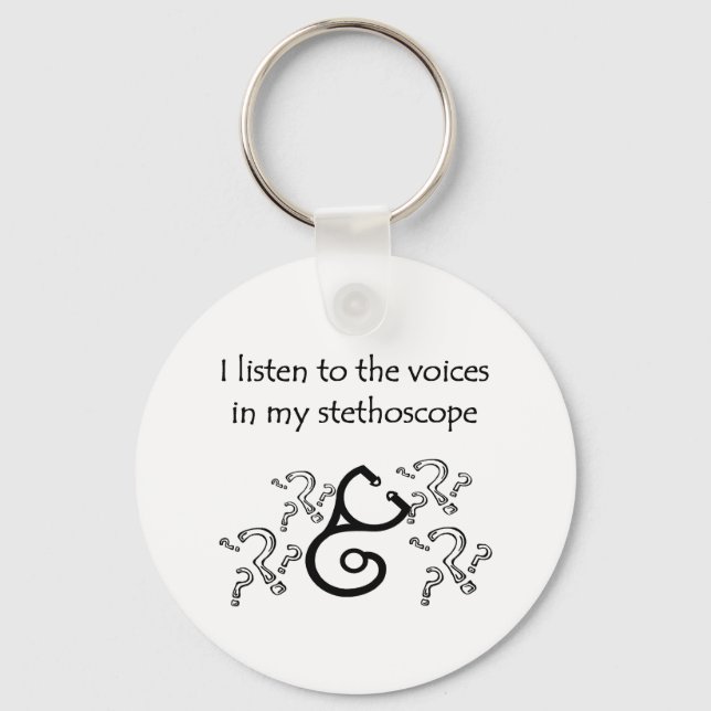 Llavero Camisetas y regalos divertidos de Médica o enferme (Anverso)