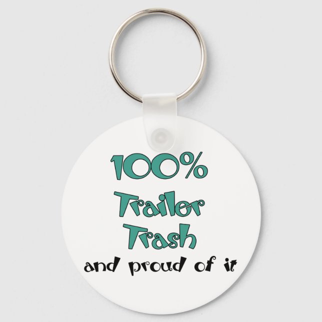 Llavero Camisetas y regalos divertidos de Trailer Park (Anverso)