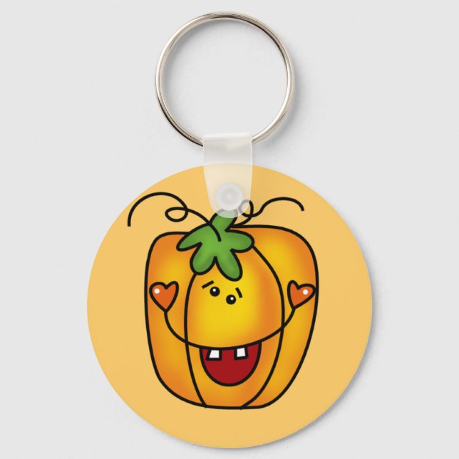 Llavero Camisetas y regalos felices de Jack O Lantern (Anverso)