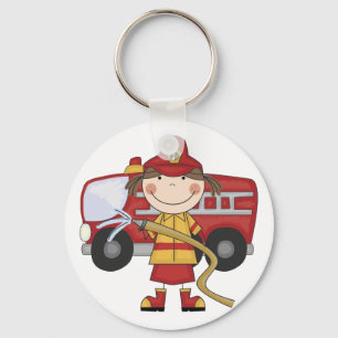 Llavero Camisetas y regalos femeninos del bombero