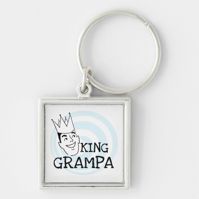Llavero Camisetas y regalos King Grampa (Frente)
