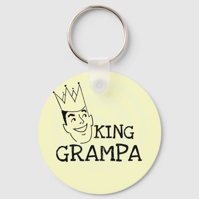 Llavero Camisetas y regalos King Grampa (Anverso)