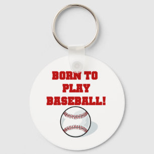 Llavero Camisetas y regalos Nacidos para jugar béisbol