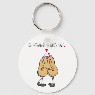 Llavero Camisetas y regalos Nuts About My Best Friend