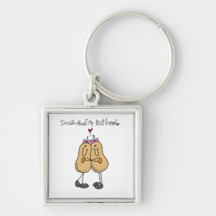Llavero Camisetas y regalos Nuts About My Best Friend