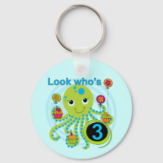 Llavero Camisetas y regalos Octopus 3º cumpleaños