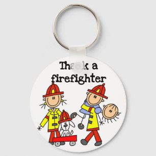 Llavero Camisetas y regalos para agradecer a un bombero