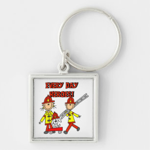 Llavero Camisetas y regalos para bomberos héroes de todos
