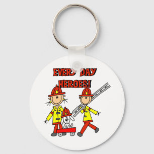 Llavero Camisetas y regalos para bomberos héroes de todos