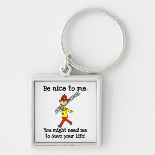 Llavero Camisetas y regalos para bomberos que salvan vidas