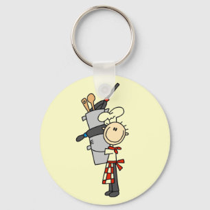 Llavero Camisetas y regalos para Chef con Ollas y Sartenes