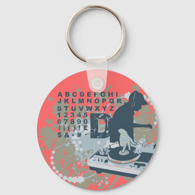 Llavero Camisetas y regalos para DJ (Anverso)