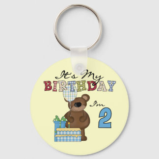 Llavero Camisetas y regalos para el segundo cumpleaños del