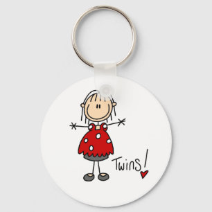 Llavero Camisetas y regalos para futuras mamás de gemelos