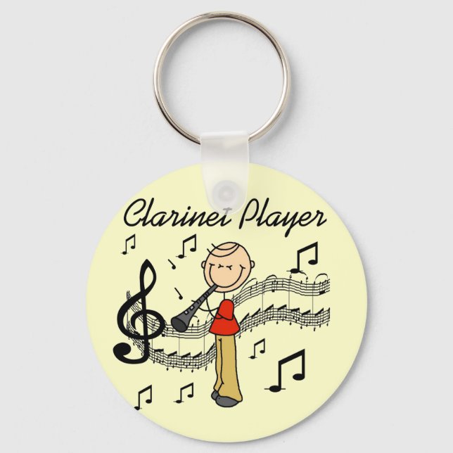 Llavero Camisetas y regalos para jugadores Clarinet (Anverso)