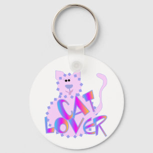 Llavero Camisetas y regalos para los amantes del gato rosa