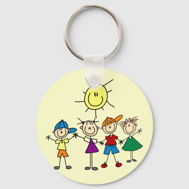 Llavero Camisetas y regalos para niños de la figura de la  (Anverso)
