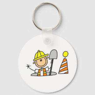 Llavero Camisetas y regalos para trabajadores de la constr