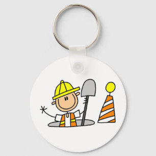 Llavero Camisetas y regalos para trabajadores de la constr
