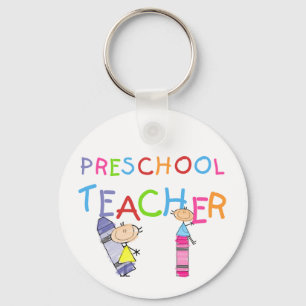 Llavero Camisetas y regalos preescolares del profesor de