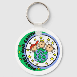 Llavero Camisetas y regalos Protege nuestro planeta