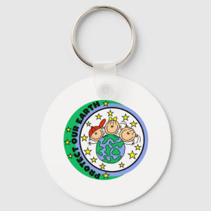 Llavero Camisetas y regalos Protege nuestro planeta
