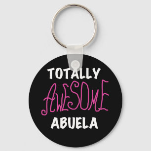 Llavero Camisetas y regalos rosa de Abuela totalmente aluc