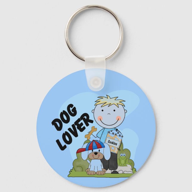 Llavero Camisetas y regalos rubios del muchacho del amante (Anverso)