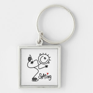 Llavero Camisetas y regalos sencillos de patinaje sobre hi