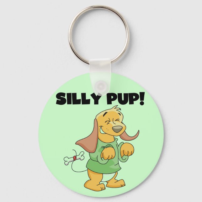 Llavero Camisetas y regalos tontos del perrito de la camis (Anverso)