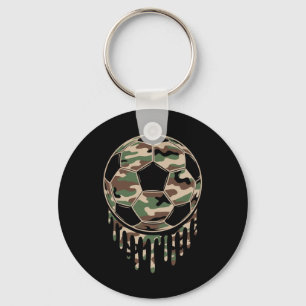 Llavero Camo Fútbol Footbyll Drip Camuflaje Coquette 