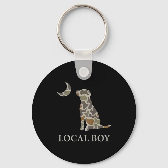 Llavero Camo Southern Local Boy Duck Hunting Black Lab Out (Anverso)