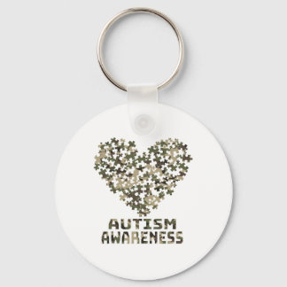 Llavero Camoflauge de sensibilización sobre el autismo en