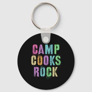 Llavero Camp Cooks Rocks Funny Chef Chef Campground Campsi