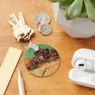 Llavero Campamento de caravanas gitanas por Vincent van Go