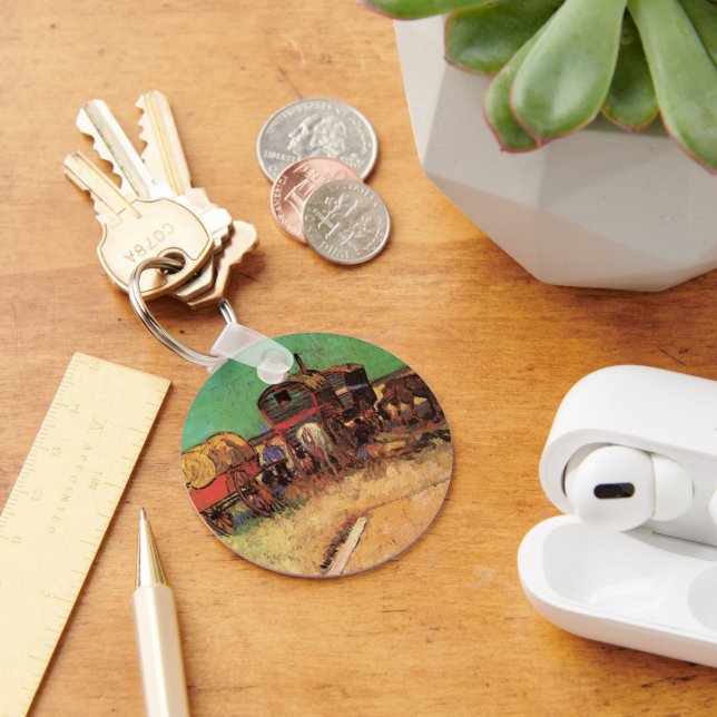 Llavero Campamento de caravanas gitanas por Vincent van Go (Escritorio )