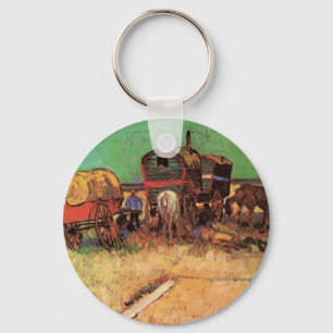 Llavero Campamento de caravanas gitanas por Vincent van Go